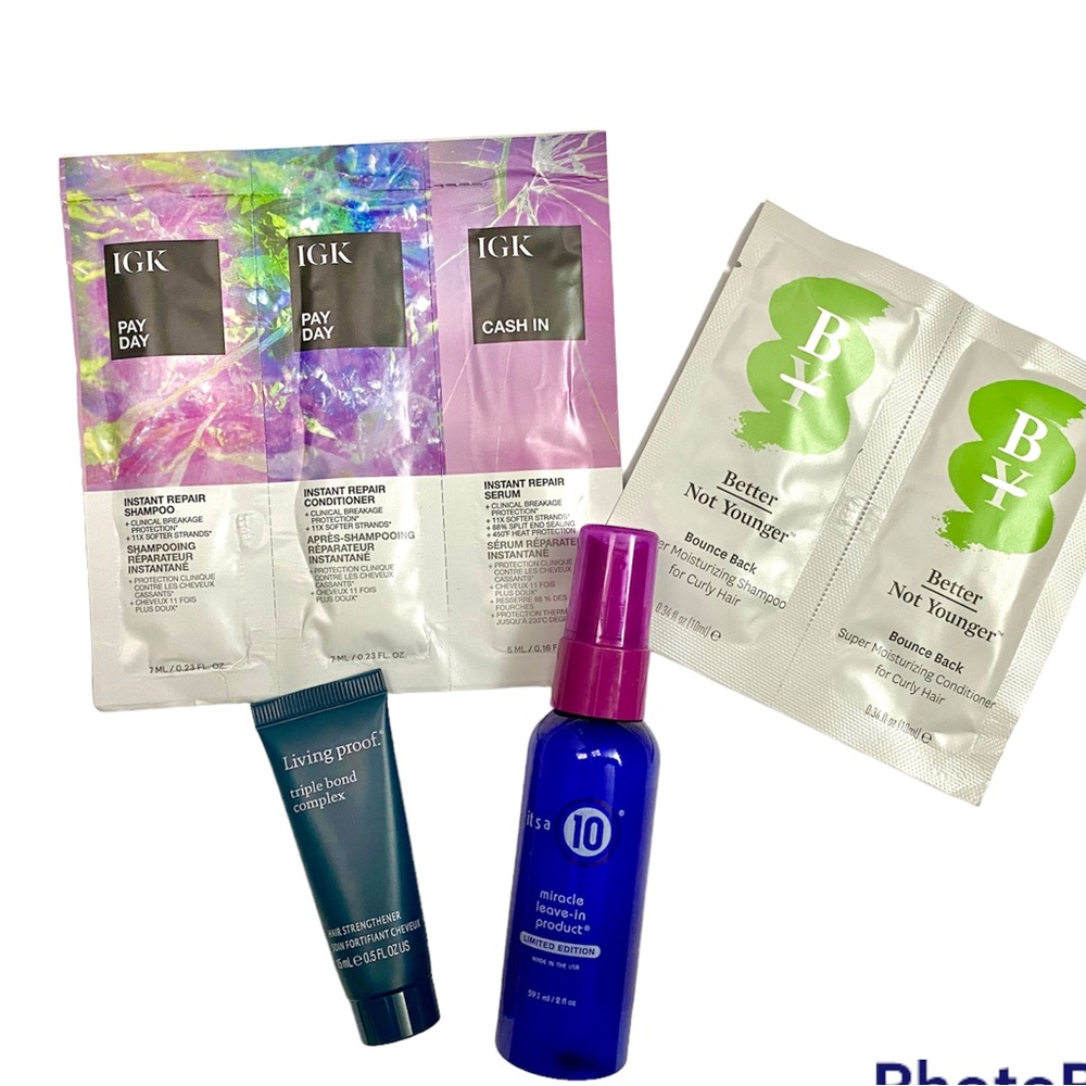 Haircare samples